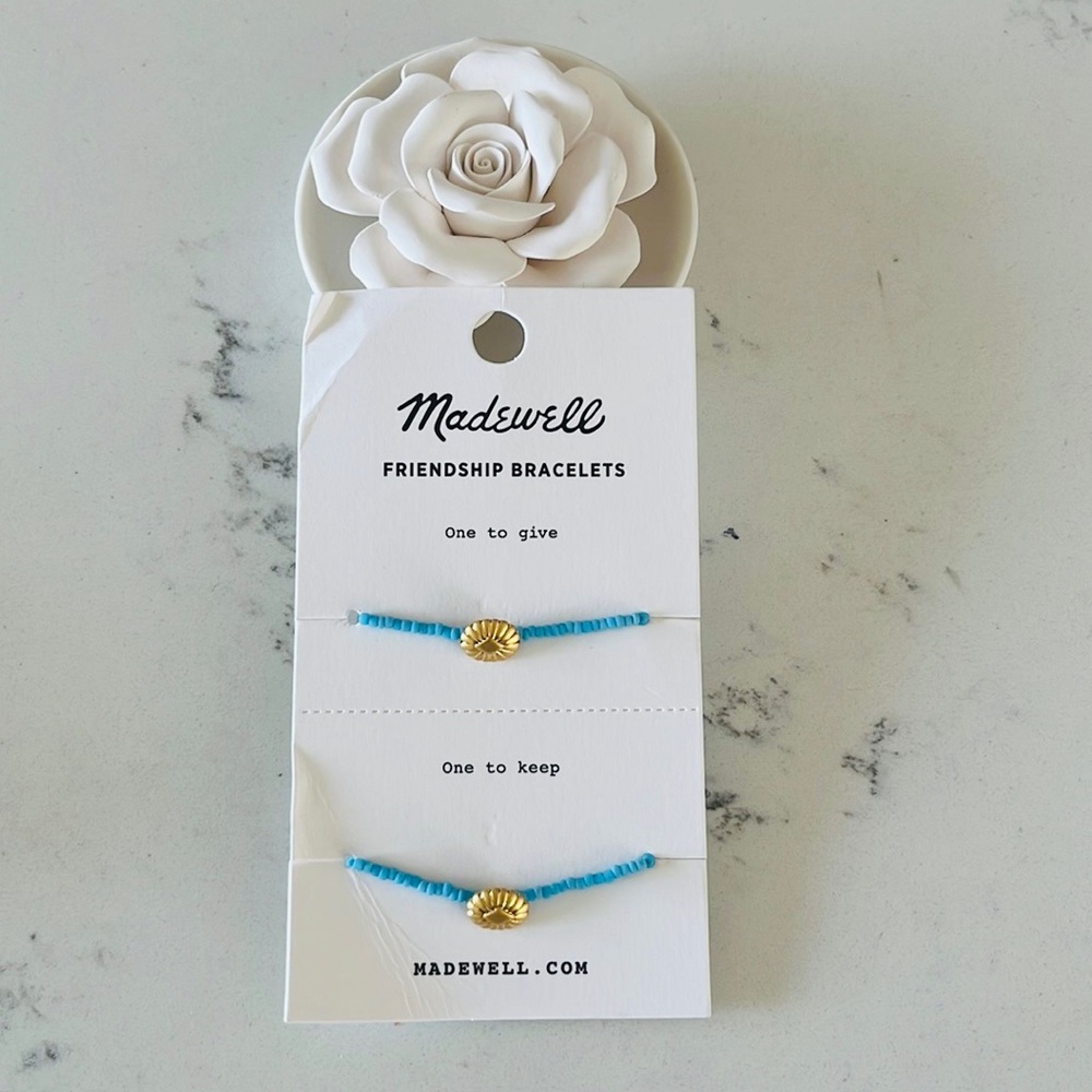 Madewell Westward Beaded Friendship Bracelet Set
